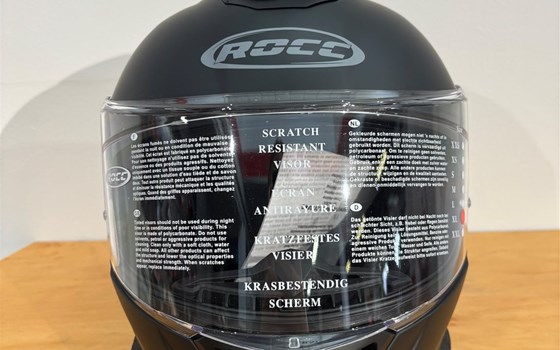 Helm ROCC 860 Integralhelm mattschwarz  - Bild 1