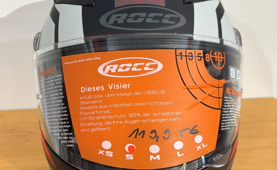 Helm ROCC 416 Integralhelm mattschwarz/rot Bild 1: Helm ROCC 416 Integralhelm mattschwarz/rot