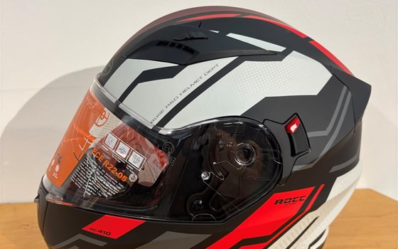 Helm ROCC 416 Integralhelm mattschwarz/rot - Bild 2