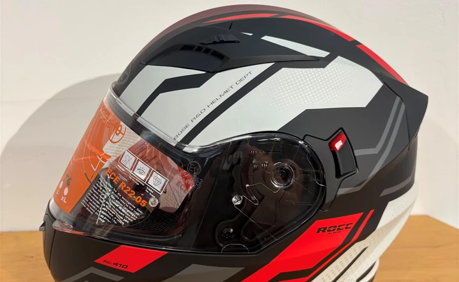 Helm ROCC 416 Integralhelm mattschwarz/rot Bild 2: Helm ROCC 416 Integralhelm mattschwarz/rot