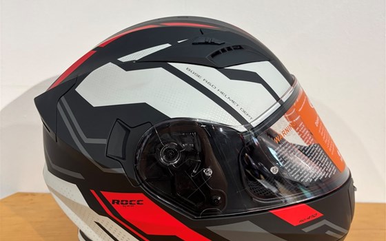 Helm ROCC 416 Integralhelm mattschwarz/rot - Bild 4