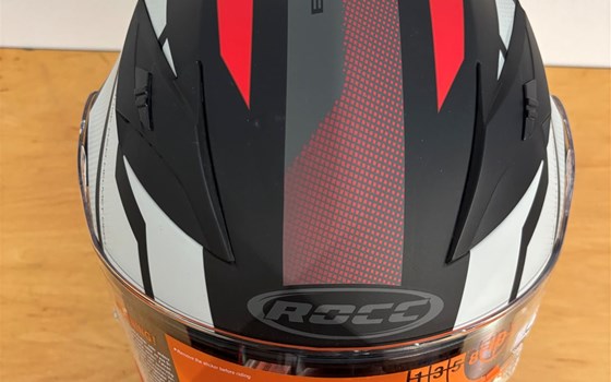 Helm ROCC 416 Integralhelm mattschwarz/rot - Bild 5