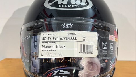Helm Arai RX-7 EVO Black "L"