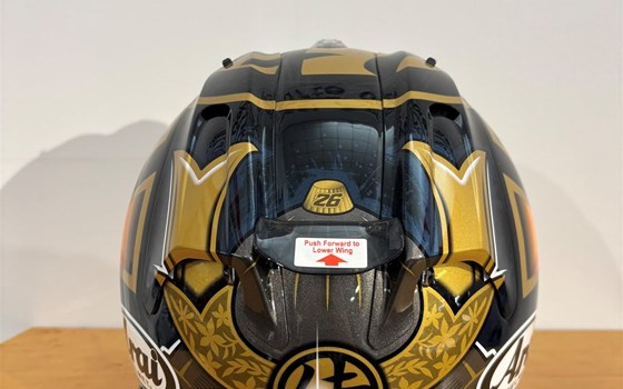 Helm Arai RX-7 V Pedrosa Sprit Gold "S" - Bild 3