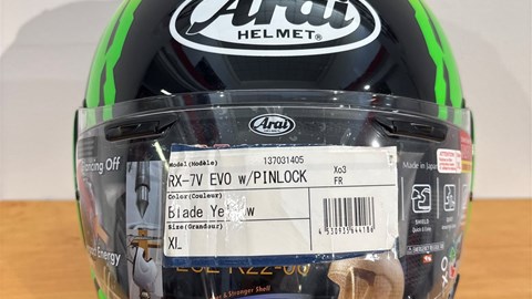 Helm Arai RX7EVO Blade Yellow   "XL"