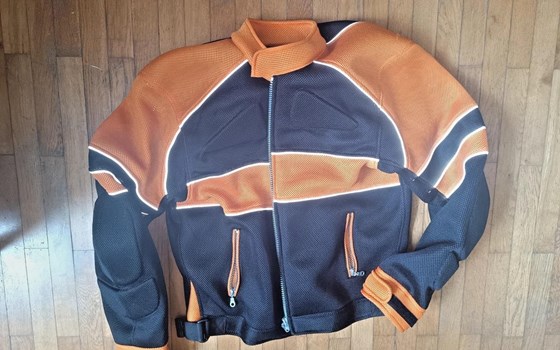 Motorad-Mesh-Jacke im Harley-Davidson-Style, L, Unisex - Bild 3