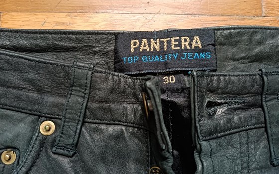 Hochwertige PANTERA Vintage-Lederhose - Damen - Größe 30 / entspricht etwa XS - Bild 10