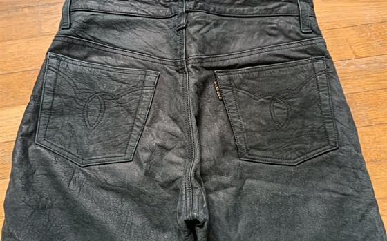 Hochwertige PANTERA Vintage-Lederhose - Damen - Größe 30 / entspricht etwa XS - Bild 2
