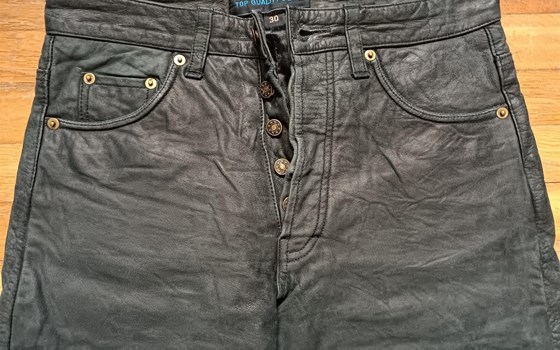 Hochwertige PANTERA Vintage-Lederhose - Damen - Größe 30 / entspricht etwa XS - Bild 3
