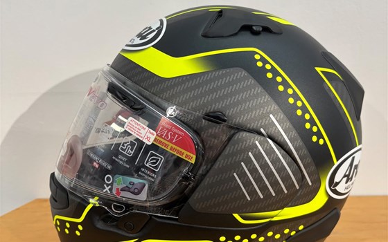 Helm Arai QV Pro Drone Flo Yellow "M" - Bild 2