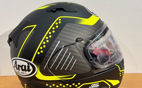 Helm Arai QV Pro Drone Flo Yellow "M" - Bild 4