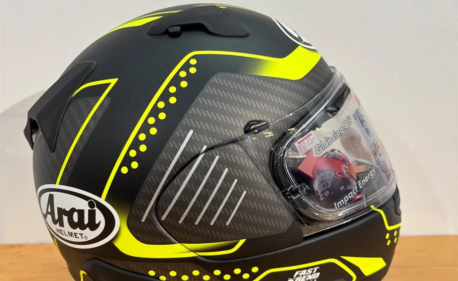 Helm Arai QV Pro Drone Flo Yellow "M" Bild 4: Helm Arai QV Pro Drone Flo Yellow "M"