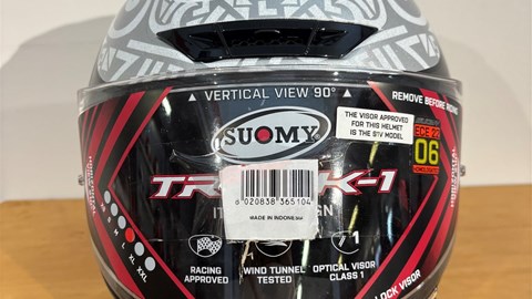 Helm Suomy Track 1 Bagnaia Winter Test Monster  Replica    "L"