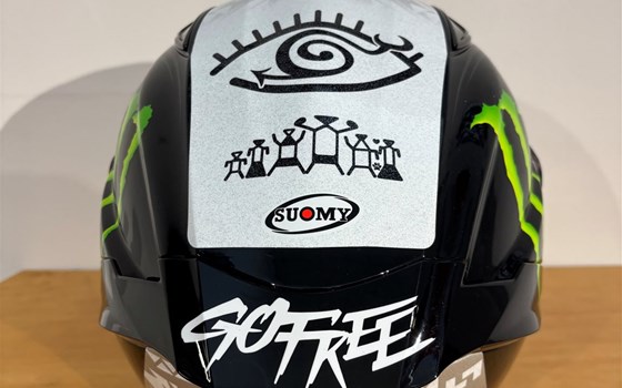 Helm Suomy Track 1 Bagnaia Winter Test Monster  Replica    "L" - Bild 3