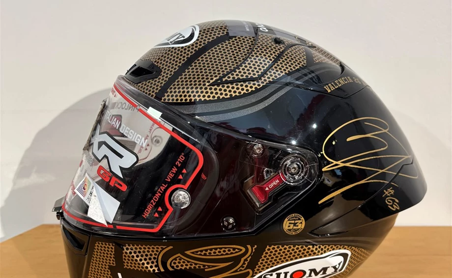 Helm Suomy S1-XR GP Peggo Gold  Bild 2: Helm Suomy S1-XR GP Peggo Gold