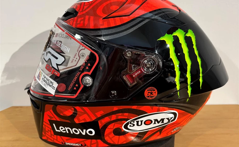 Helm Suomy S1-XR GP Bagnaia Monster Replica    "L" Bild 2: Helm Suomy S1-XR GP Bagnaia Monster Replica    "L"