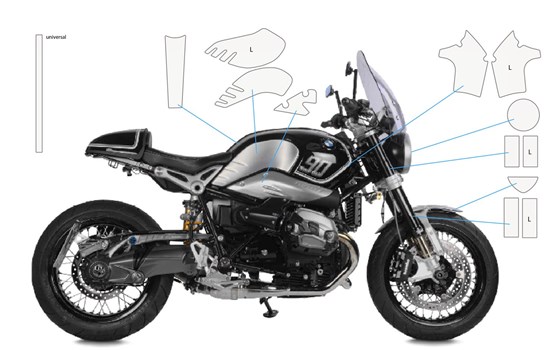 Lackschutzfolien Komplett-Set PremiumShield- transparent - Bild 1