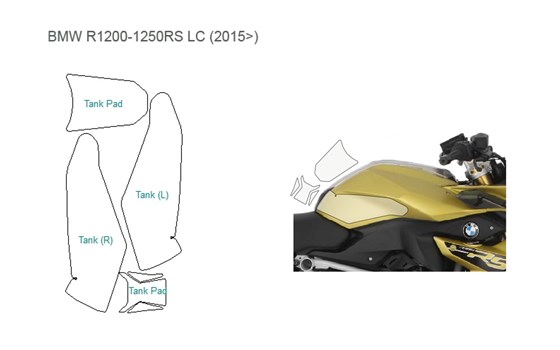 Tankschutzfolie PremiumShield- transparent - Bild 1