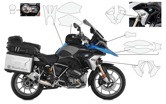 Lackschutzfolien Komplett-Set PremiumShield- transparent - Bild 1