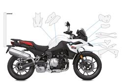 Lackschutzfolien Komplett-Set PremiumShield F 750 GS / F 800 GS- transparent