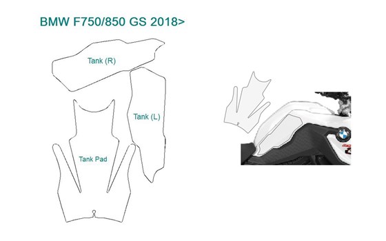 Tankschutzfolie PremiumShield- transparent - Bild 1