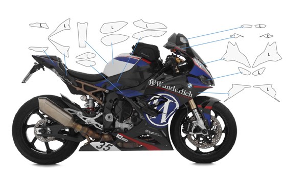 Lackschutzfolien Komplett-Set PremiumShield- transparent - Bild 1