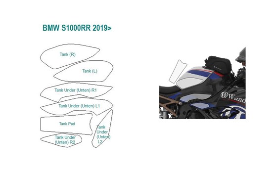 Tankschutzfolie PremiumShield- transparent - Bild 1