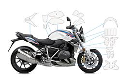 Lackschutzfolien Komplett-Set PremiumShield R 1250 R (2019 - 2022)- transparent