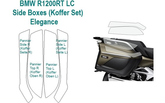 Kofferschutzfolie PremiumShield mit Chromzierleiste - transparent - für Elegance-Koffer mit Chromzierleiste - Bild 1
