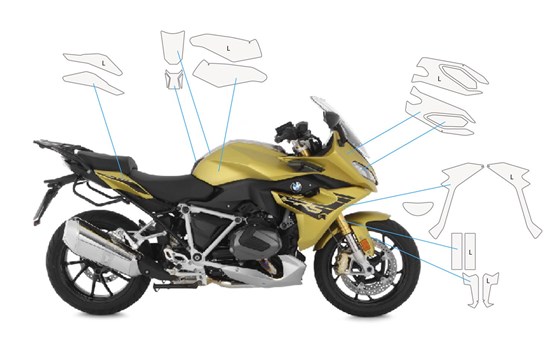 Lackschutzfolien Komplett-Set PremiumShield- transparent - Bild 1