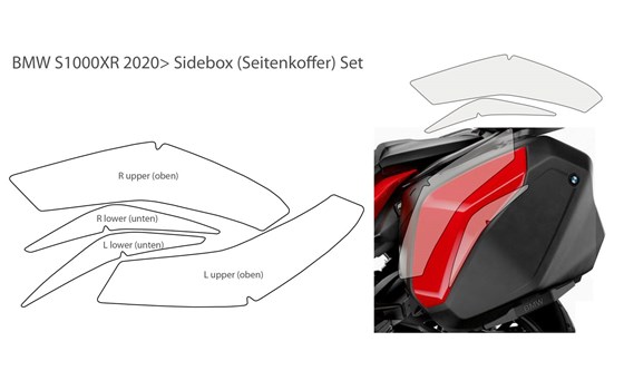 Kofferschutzfolie PremiumShield S 1000 XR- transparent - Bild 1