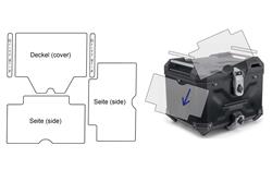 Topcase-Schutzfolie Set Pan America PremiumShield- transparent