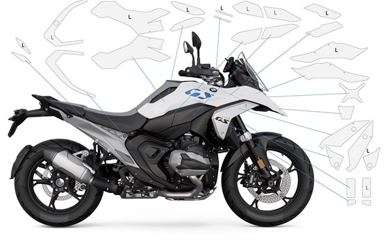 Lackschutzfolien Komplett-Set PremiumShield R 1300 GS- transparent - Bild 1 Lackschutzfolien Komplett-Set PremiumShield R 1300 GS- transparent - Bild 1