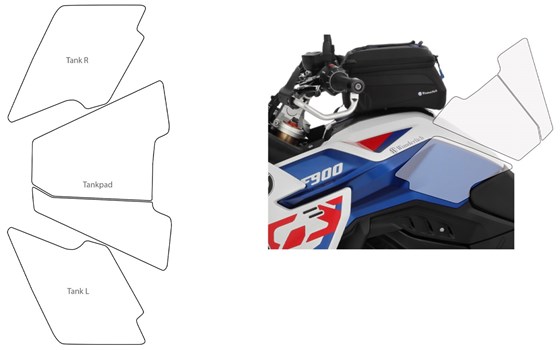 Tankschutzfolie PremiumShield- transparent - Bild 1 Tankschutzfolie PremiumShield- transparent - Bild 1