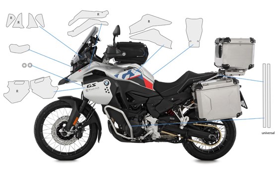 Lackschutzfolien Komplett-Set PremiumShield- transparent - Bild 1