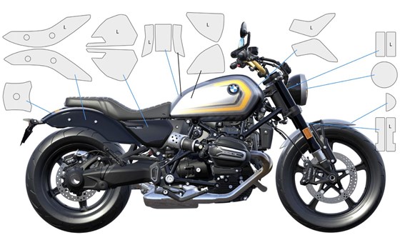 Lackschutzfolien Komplett-Set PremiumShield- transparent - Bild 1