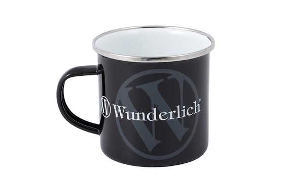 Emaille Tasse- schwarz - Bild 1