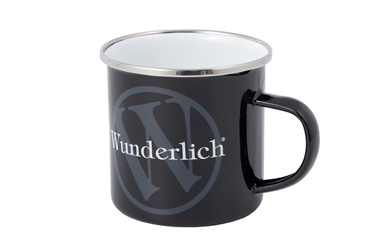 Emaille Tasse- schwarz - Bild 2