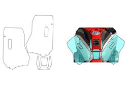 Tankschutzfolie PremiumShield R 1300 GS Adventure- transparent