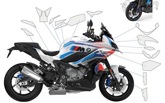 Lackschutzfolien Komplett-Set PremiumShield M 1000 XR (2024-)- transparent - Bild 1