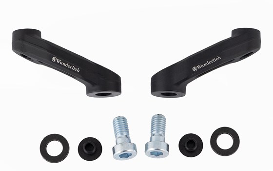 Spiegeladapter up + wide Ducati Multistrada und DesertX- schwarz - Bild 3