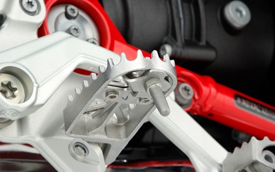 Schräglagenindikator für original BMW Enduro Fußrasten R 13 - Edelstahl - Satz - Bild 1