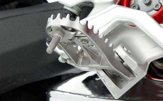 Schräglagenindikator für original BMW Enduro Fußrasten R 13 - Edelstahl - Satz - Bild 2