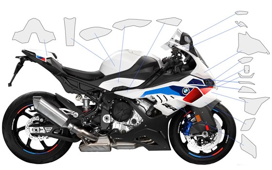 Lackschutzfolien Komplett-Set PremiumShield- transparent - Bild 1