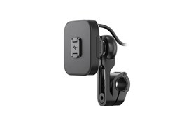 Peak Design Motorrad-Halterung für Spiegel-Montage - schwarz - Qi2-Ladefunktion