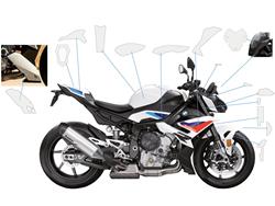 Lackschutzfolien Komplett-Set S 1000 R (2025-) PremiumShield- transparent