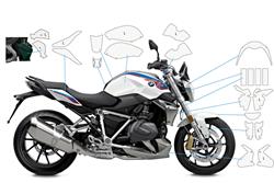 Lackschutzfolien Komplett-Set PremiumShield R 1250 R- transparent