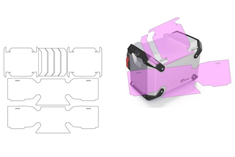Marke: Wunderlich Artikelname: Lackschutzfolienset BMW Alu-Koffer PremiumShield R 1300 GS Adventure - transparent - Matt