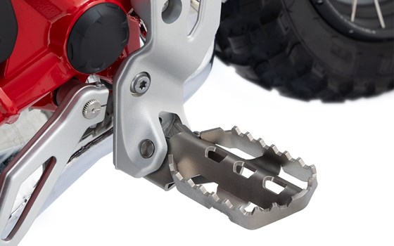 Fußrasten ULTIMATE - silber - Satz - Bild 1