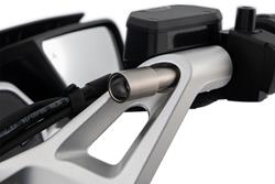 Stummellenker-Adapter für Smartphone-Halter 22 mm- silber